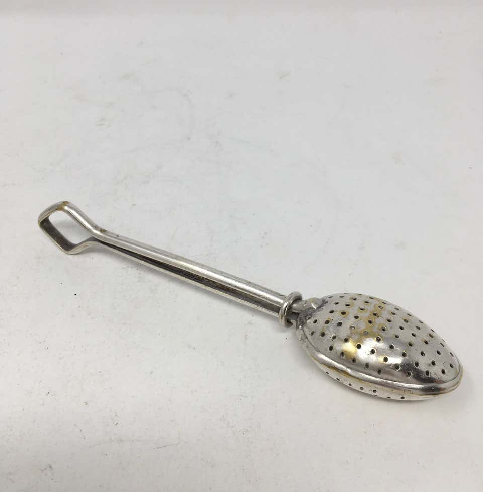 Vintage Sipper Spoon Straw Tea Stirrer Strainer LOT 3