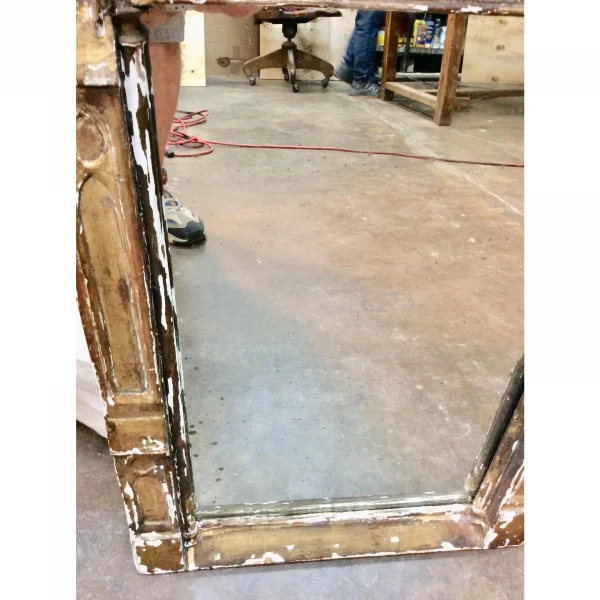 1800s French Giltwood Wall Mirror - Image 7