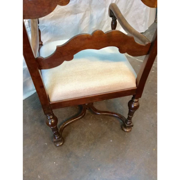 Late 19th Century French Ladderback Armchair - Image 12