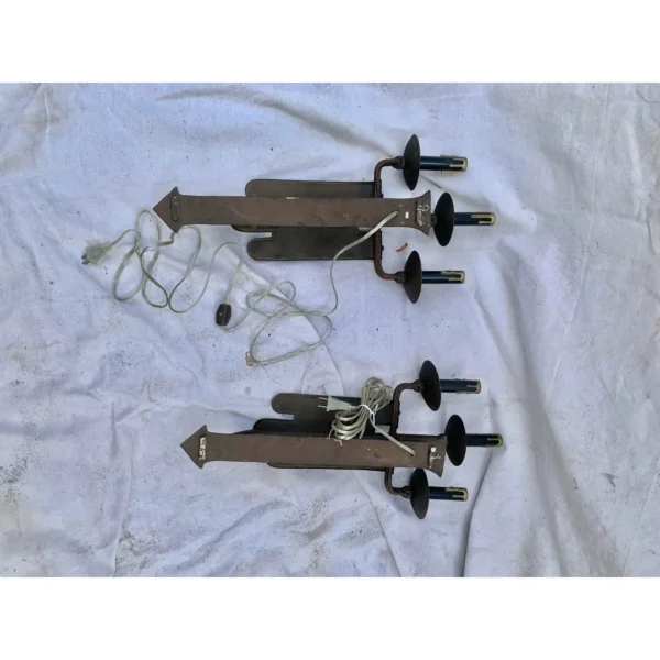 Late 19th Century English Iron Sconces - a Pair - Image 12