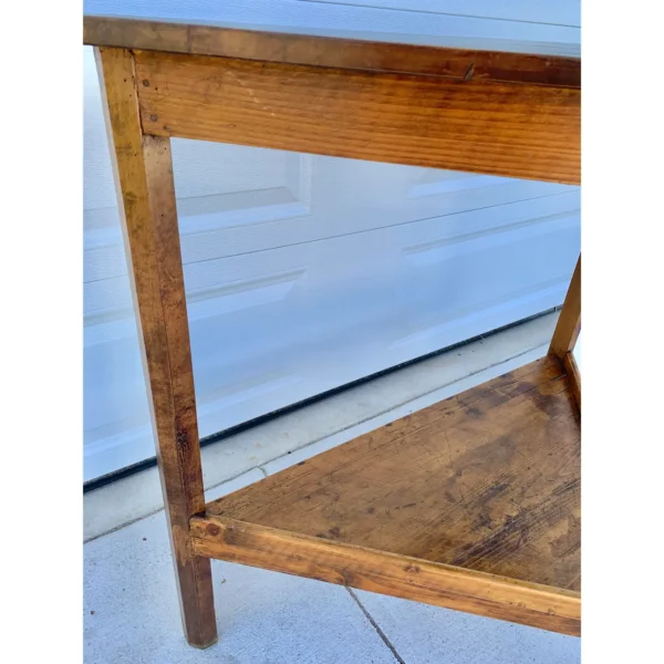 Early 20th Century French Walnut Corner Table - Image 10