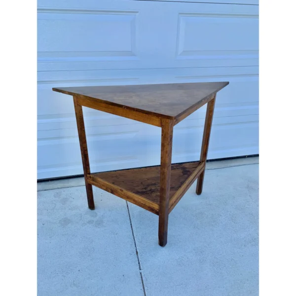 Early 20th Century French Walnut Corner Table - Image 3