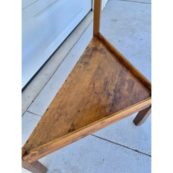 Early 20th Century French Walnut Corner Table - Image 6