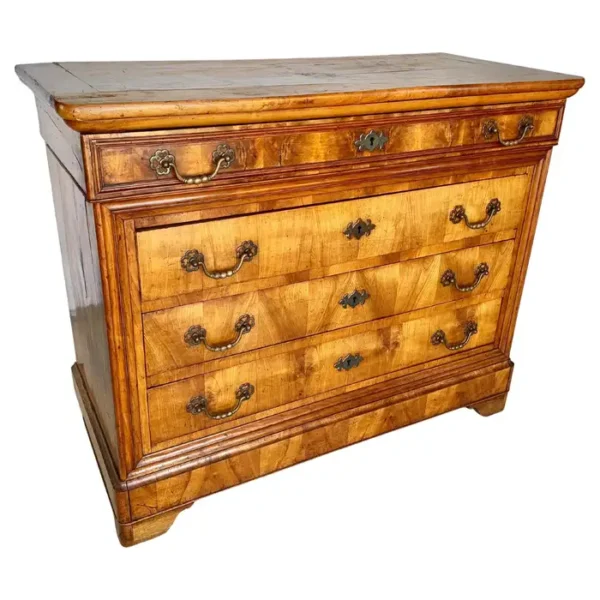 Early 20th Century French Walnut Louis Philippe Chest of Drawers