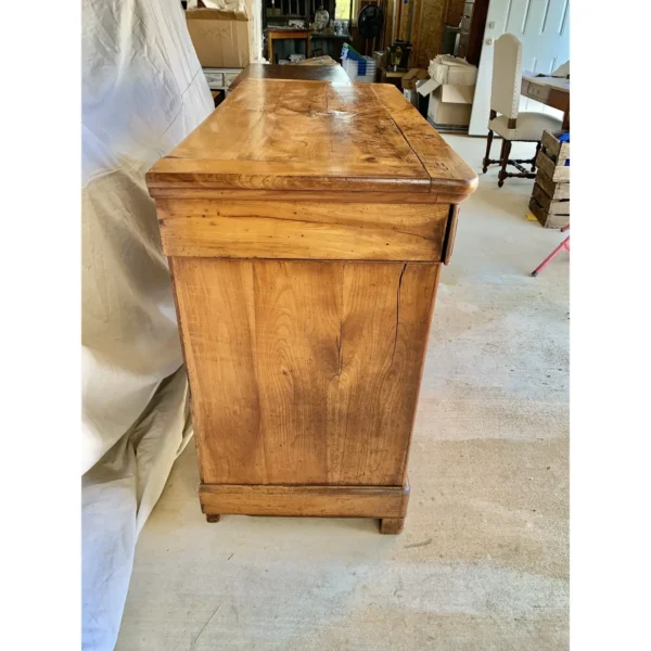 Early 20th Century French Walnut Louis Philippe Chest of Drawers - Image 3