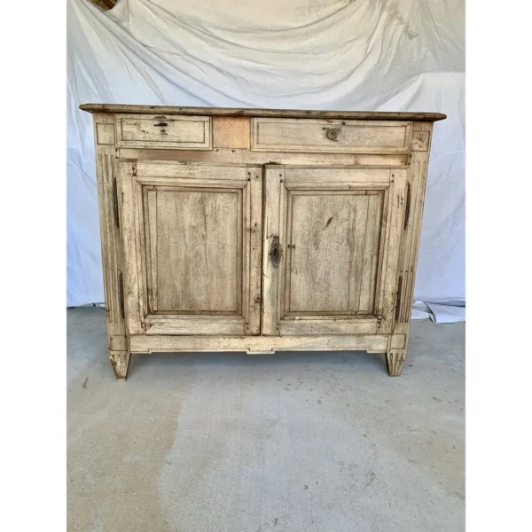 Late 19th Century French Louis XVI Walnut Buffet - Image 3