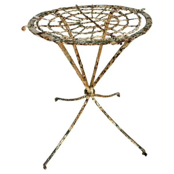 Late 19th Century French Iron Garden Table