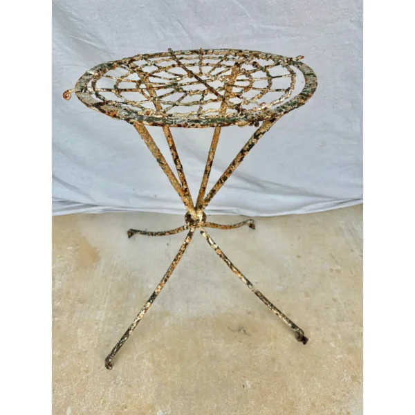 Late 19th Century French Iron Garden Table - Image 2