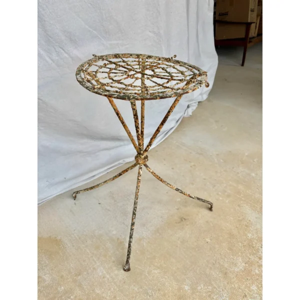 Late 19th Century French Iron Garden Table - Image 8