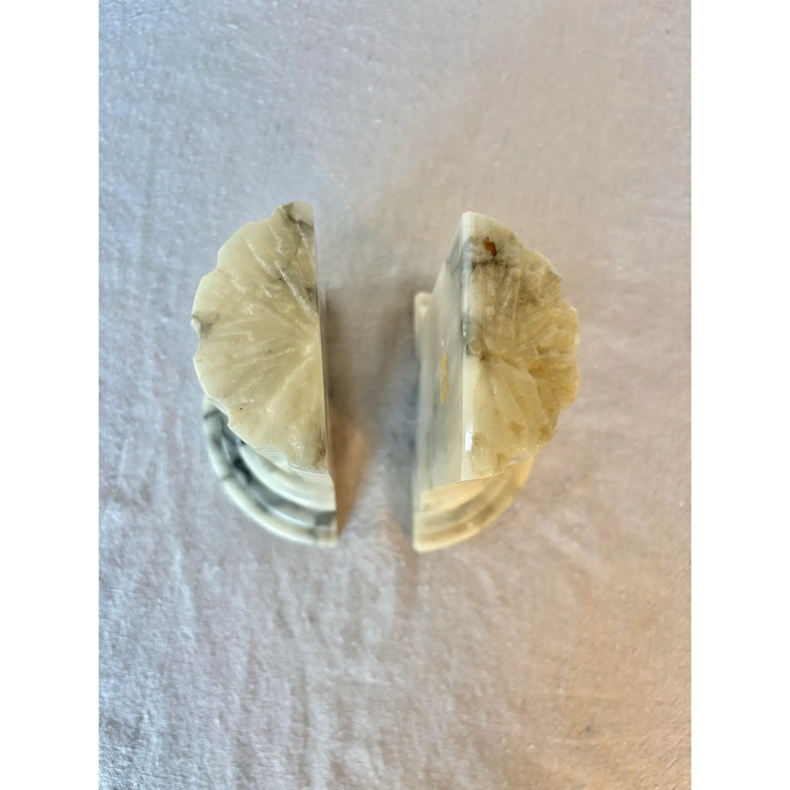 Mid 20th Century Italian Alabaster Column Bookends - Image 6
