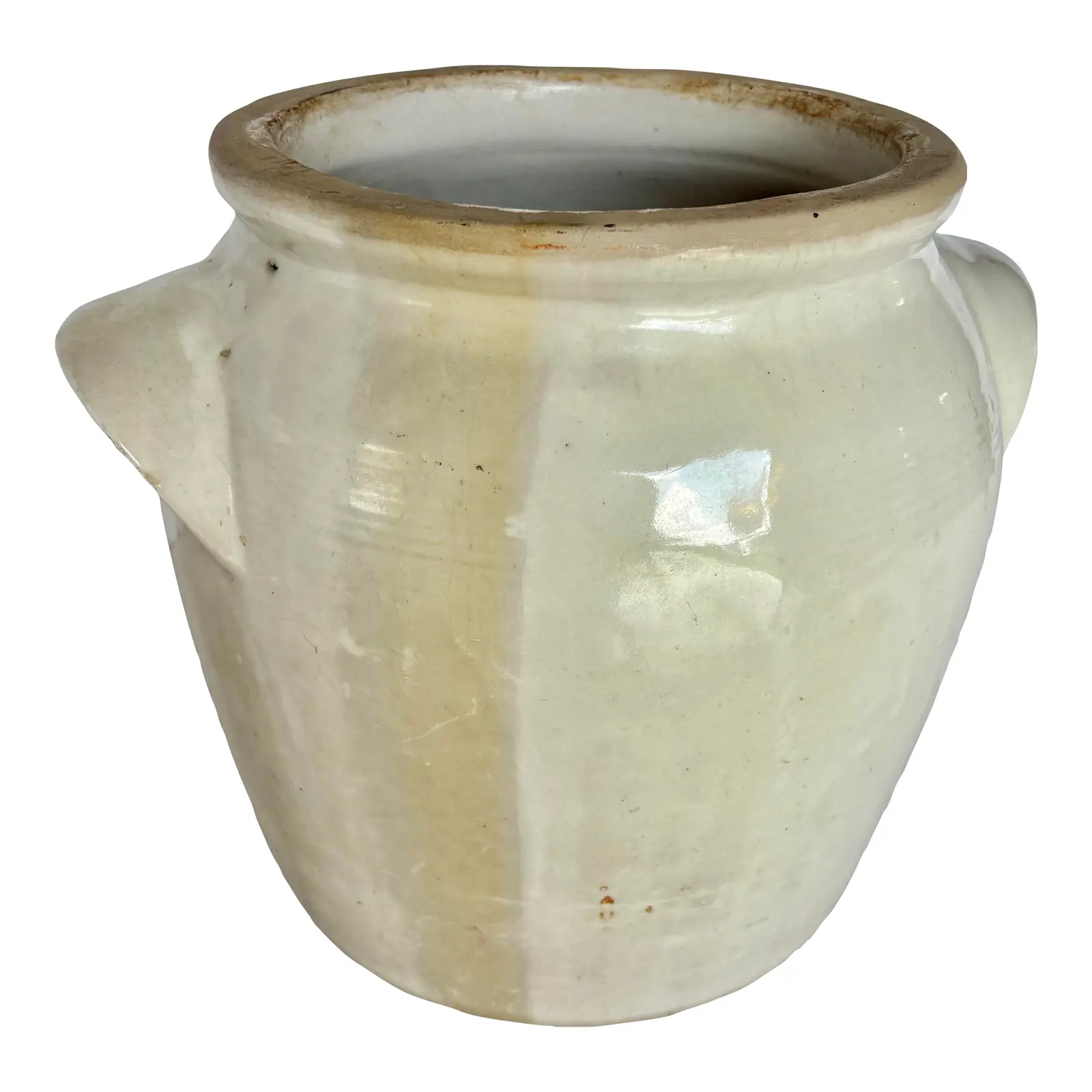 Early 20th Century French Pottery Confit Pot
