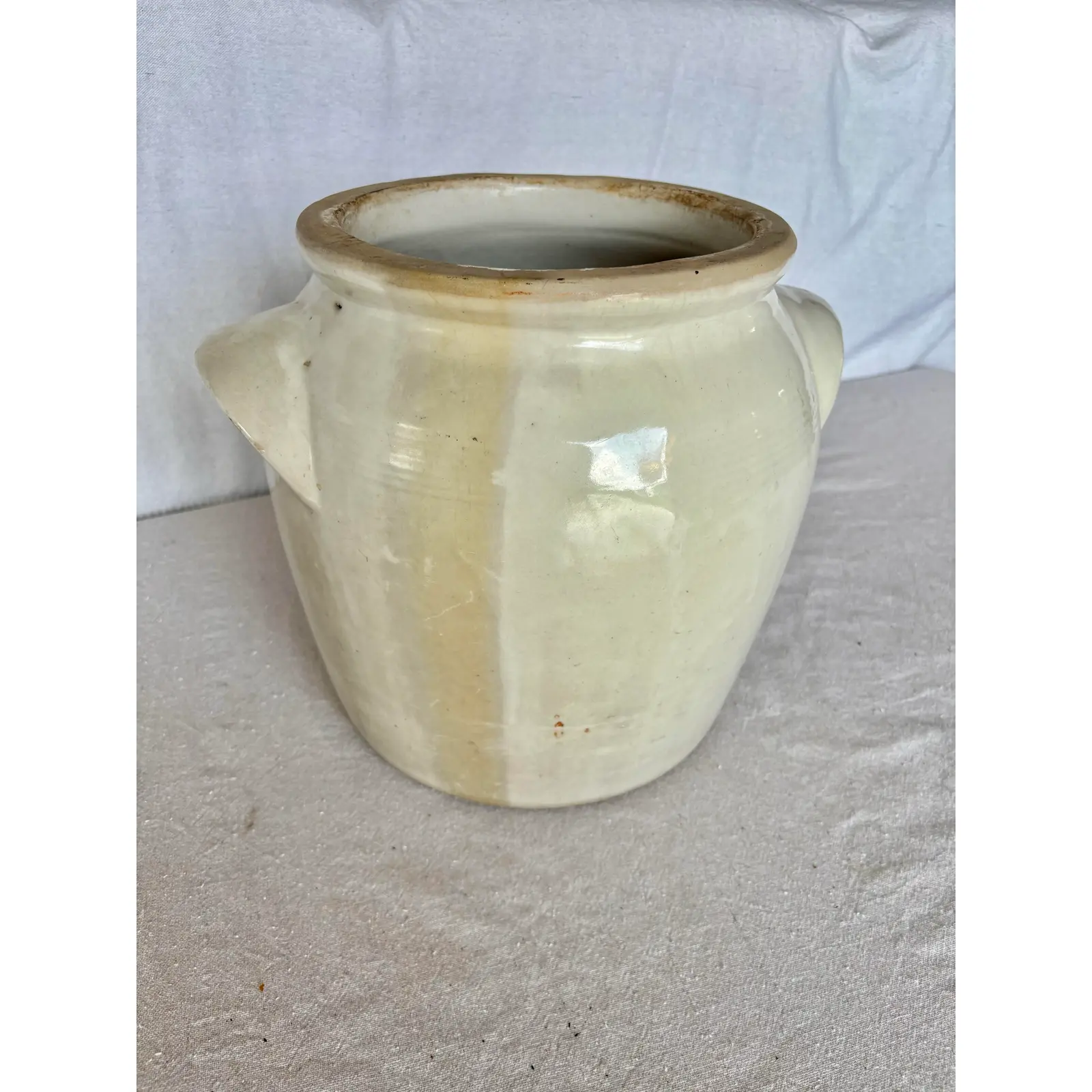 Early 20th Century French Pottery Confit Pot - Image 2