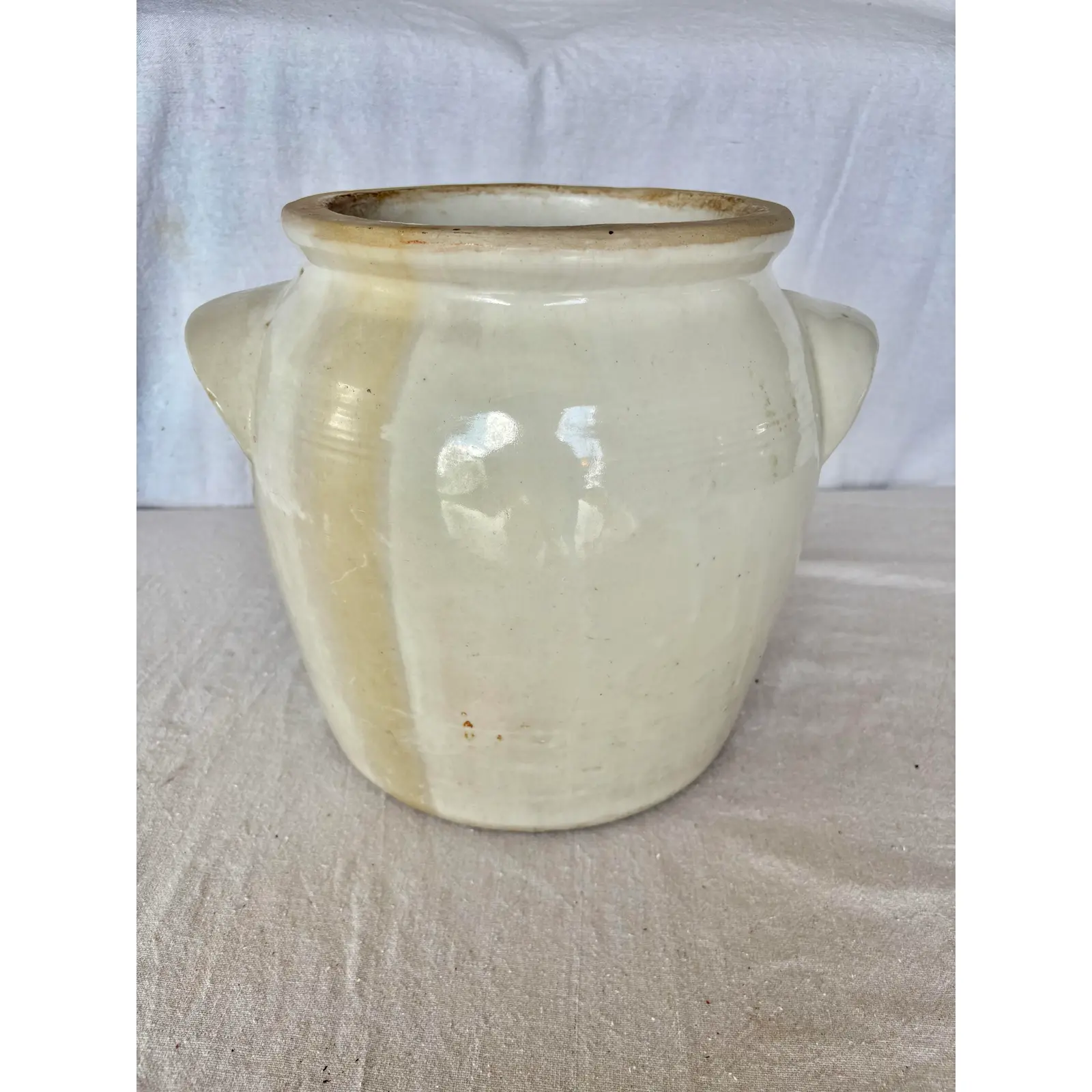 Early 20th Century French Pottery Confit Pot - Image 13