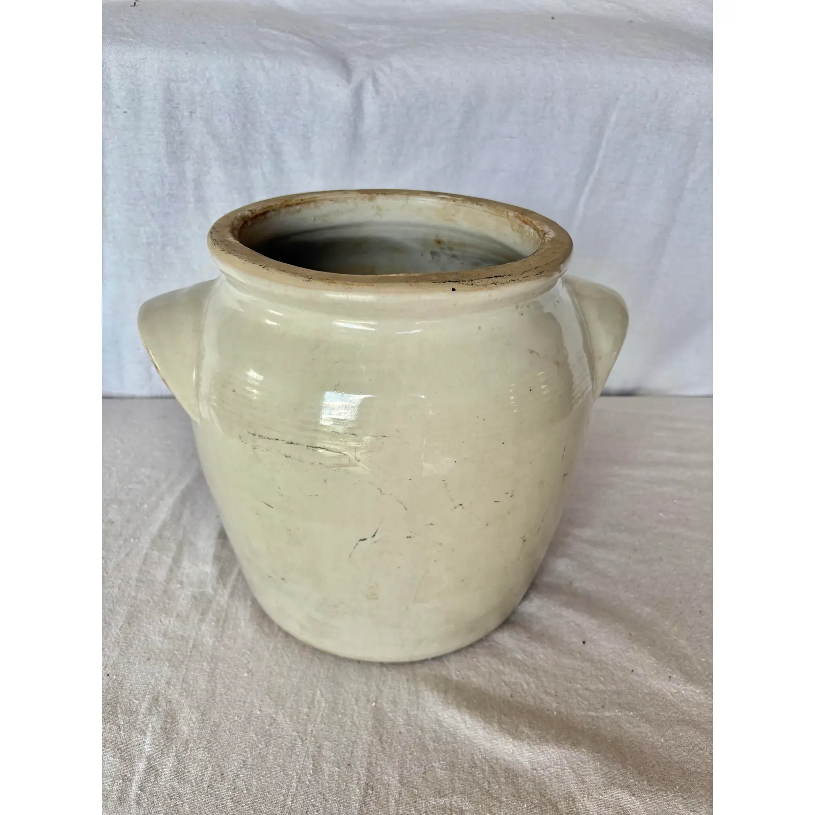 Early 20th Century French Pottery Confit Pot - Image 3