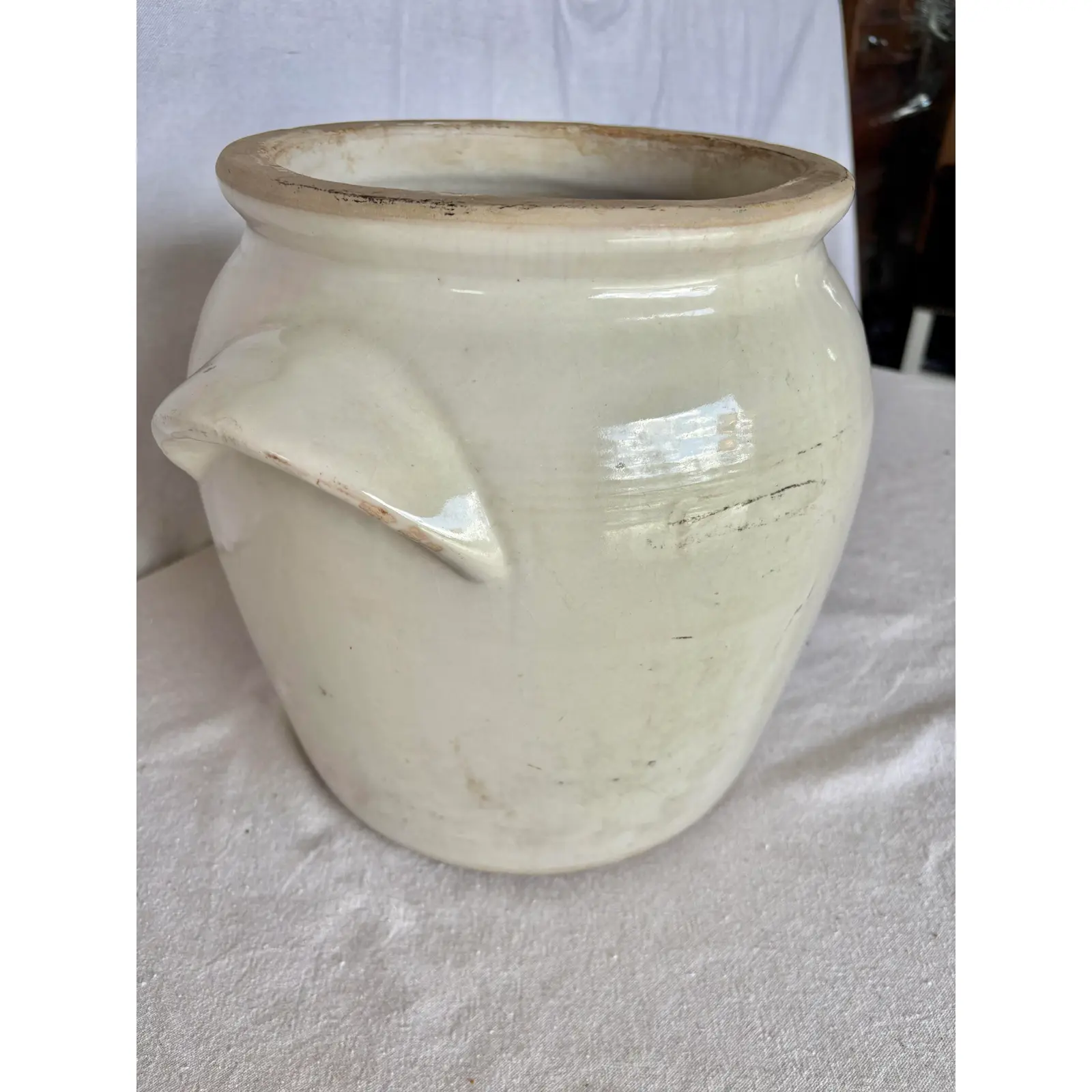 Early 20th Century French Pottery Confit Pot - Image 4