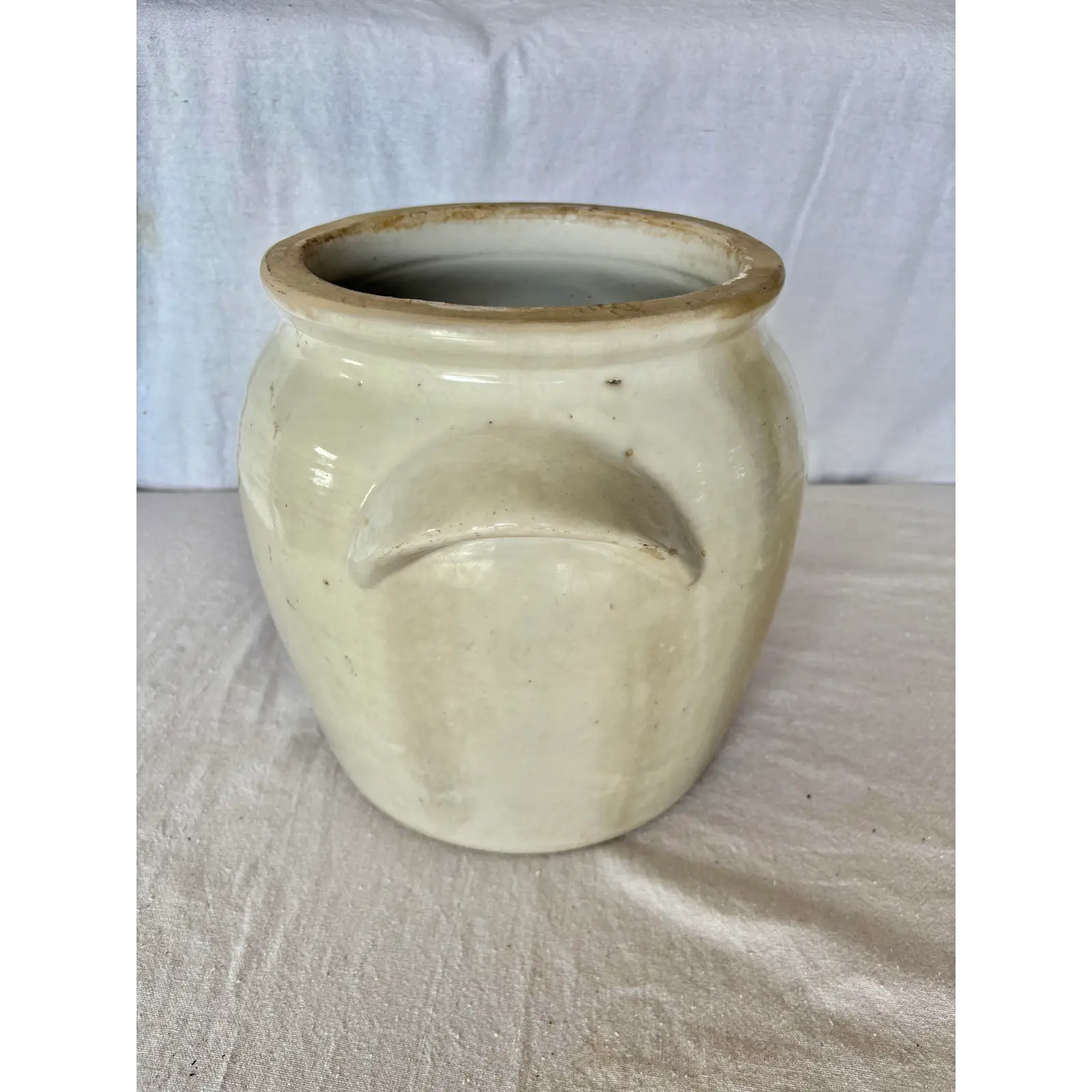 Early 20th Century French Pottery Confit Pot - Image 5