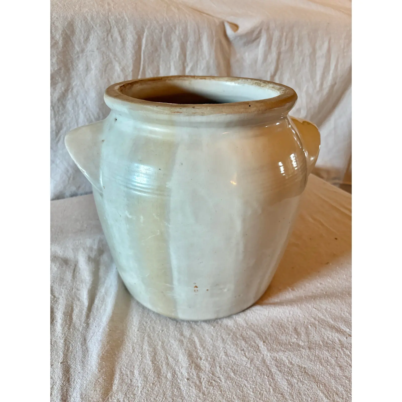 Early 20th Century French Pottery Confit Pot - Image 6