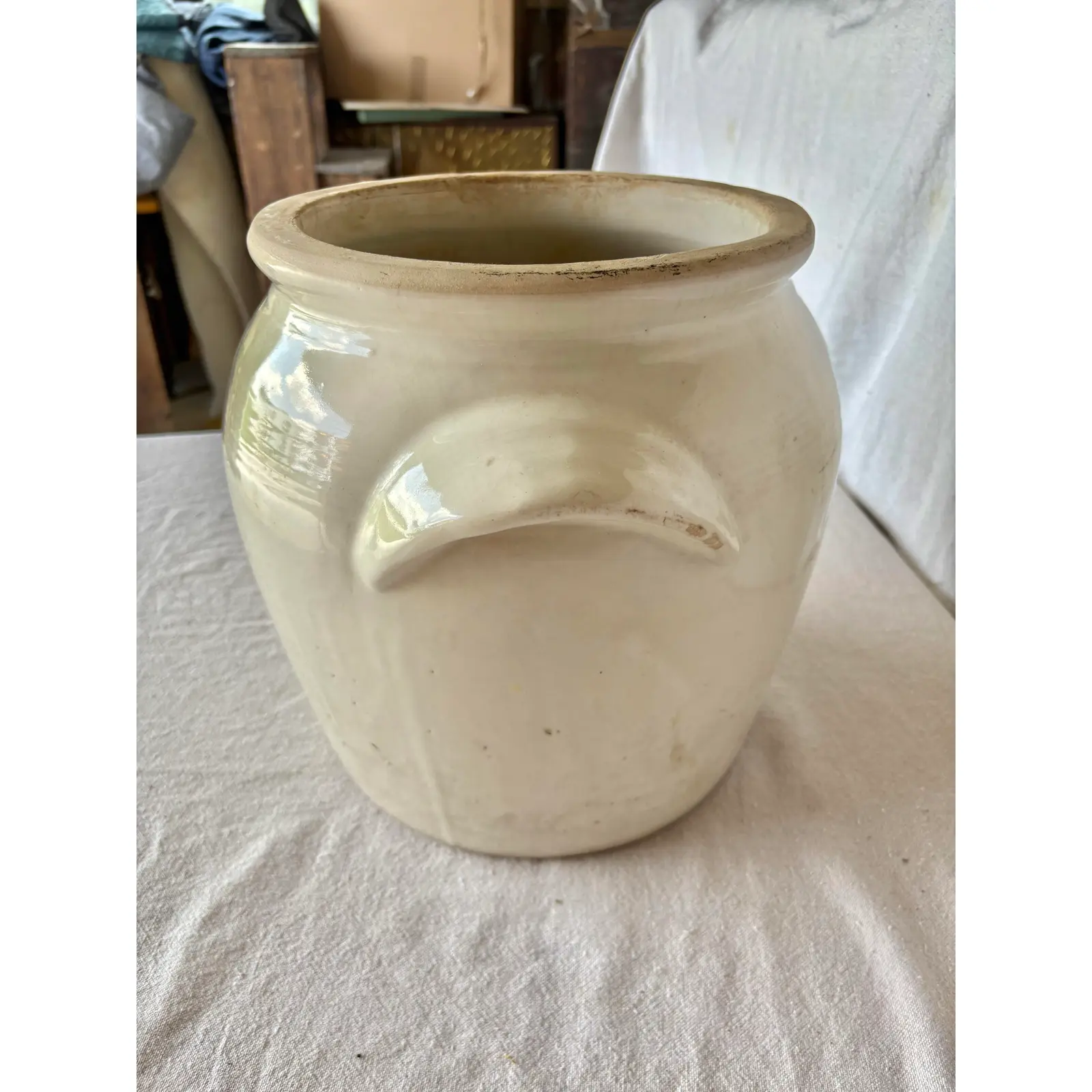 Early 20th Century French Pottery Confit Pot - Image 7