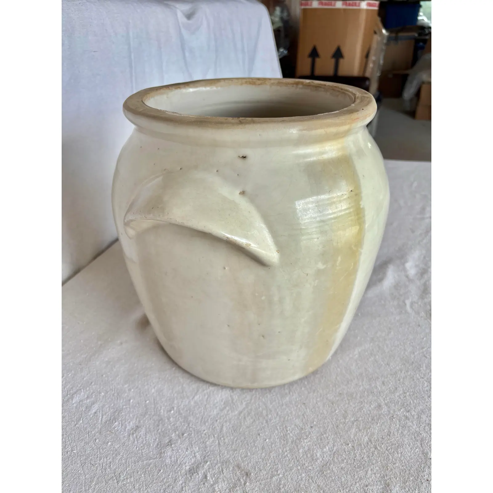 Early 20th Century French Pottery Confit Pot - Image 8