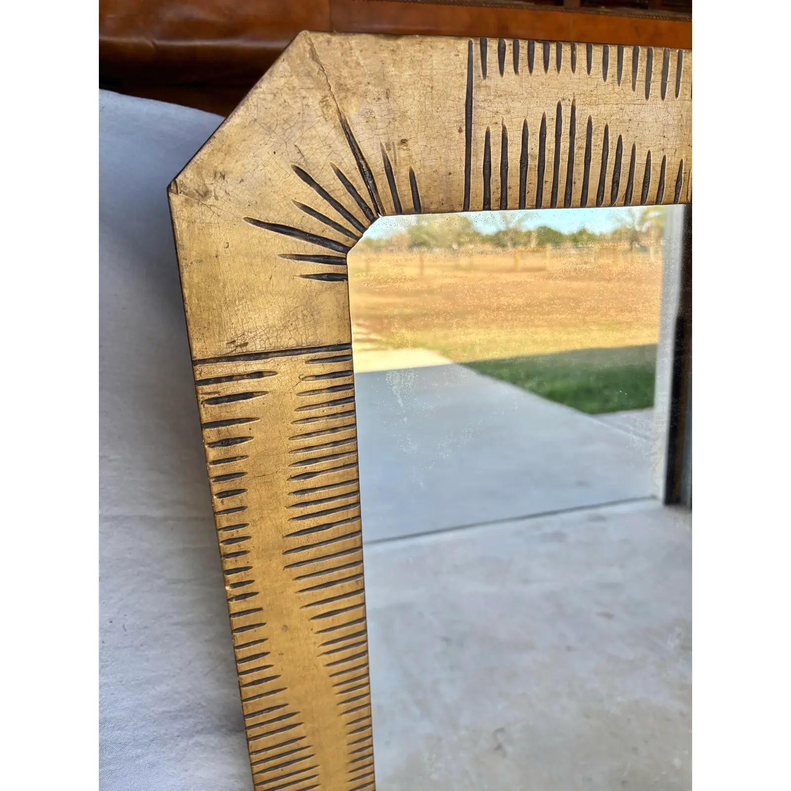 Early 20th Century French Art Deco Style Wall Mirror - Image 5