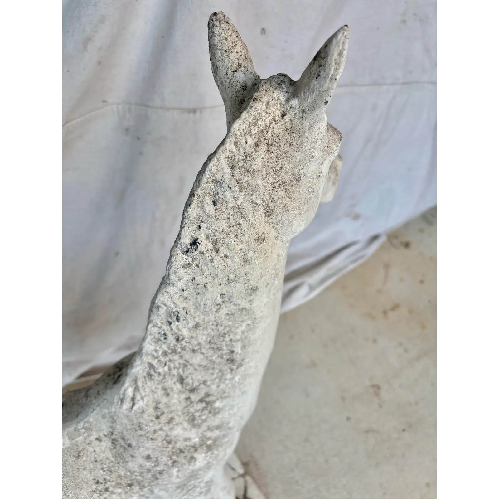 20th Century French Concrete Horse Garden Statue - Image 13