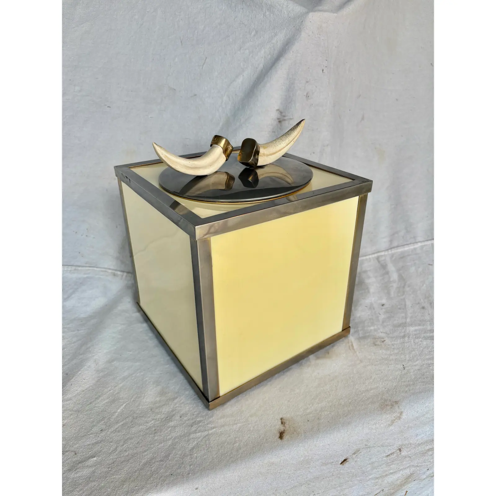 Mid 20th Century Italian Faux Horn Ice Bucket - Image 2