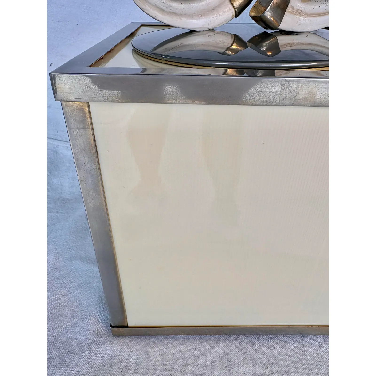 Mid 20th Century Italian Faux Horn Ice Bucket - Image 8