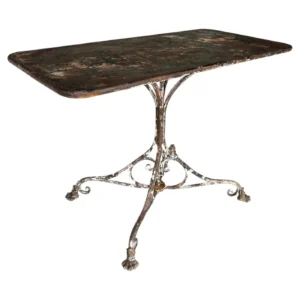 19th Century French Arras Iron Garden Table