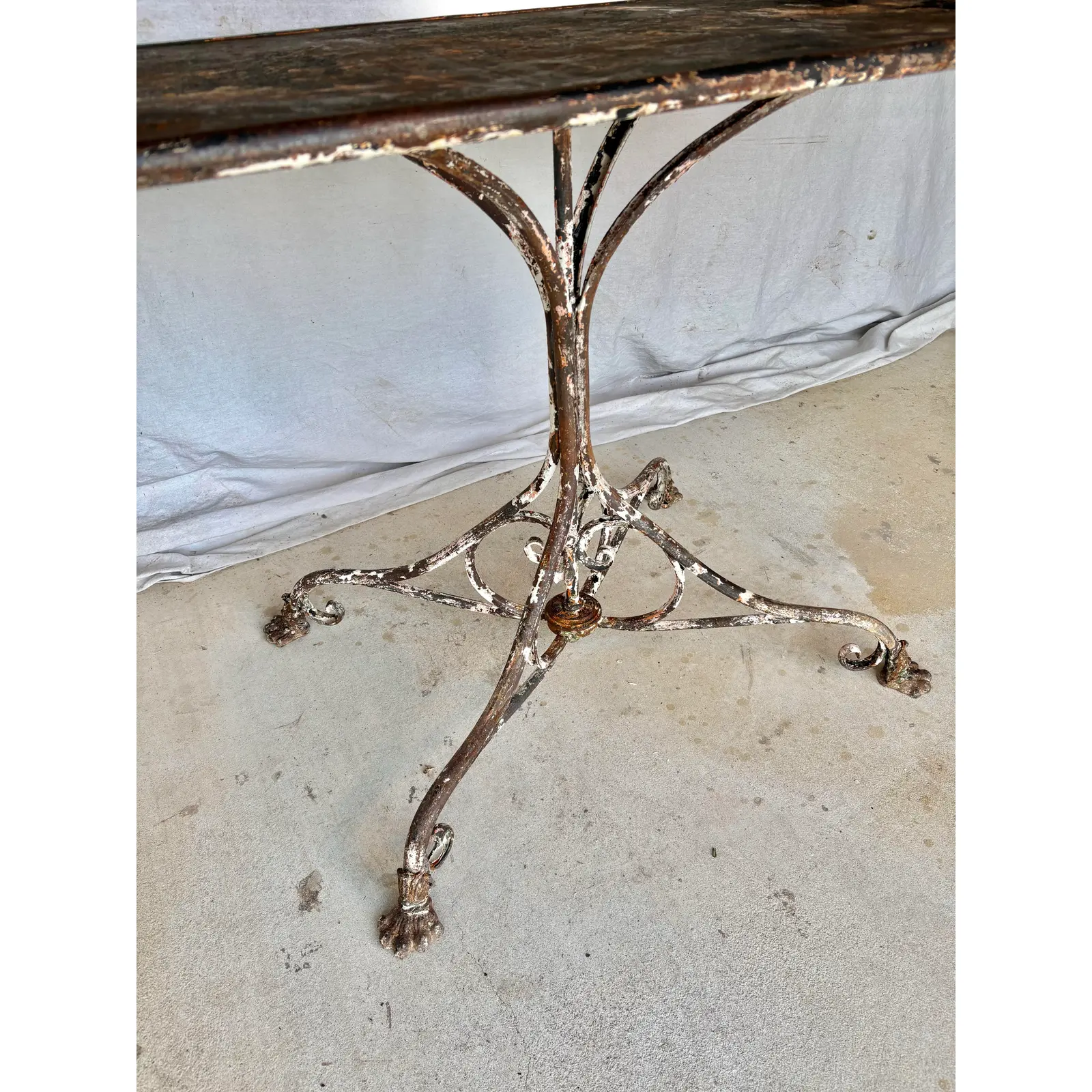 19th Century French Arras Iron Garden Table - Image 14