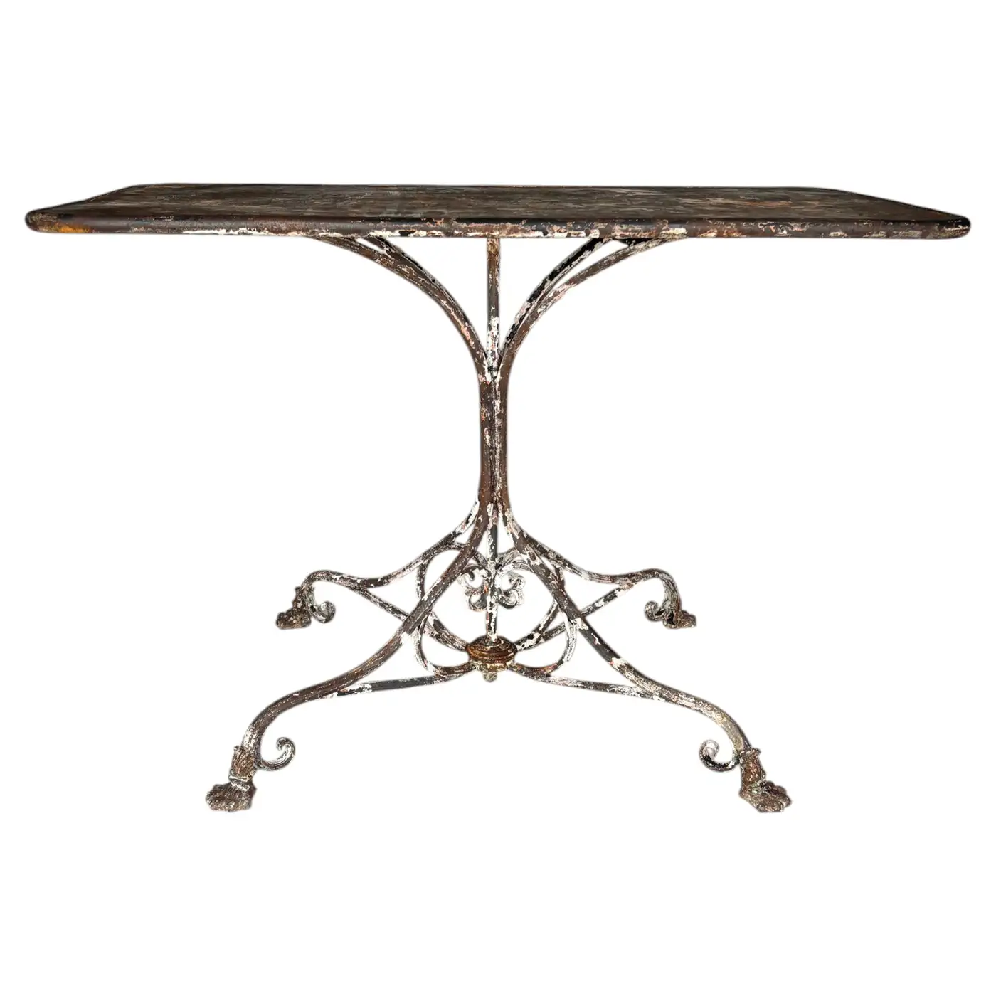 19th Century French Arras Iron Garden Table - Image 2