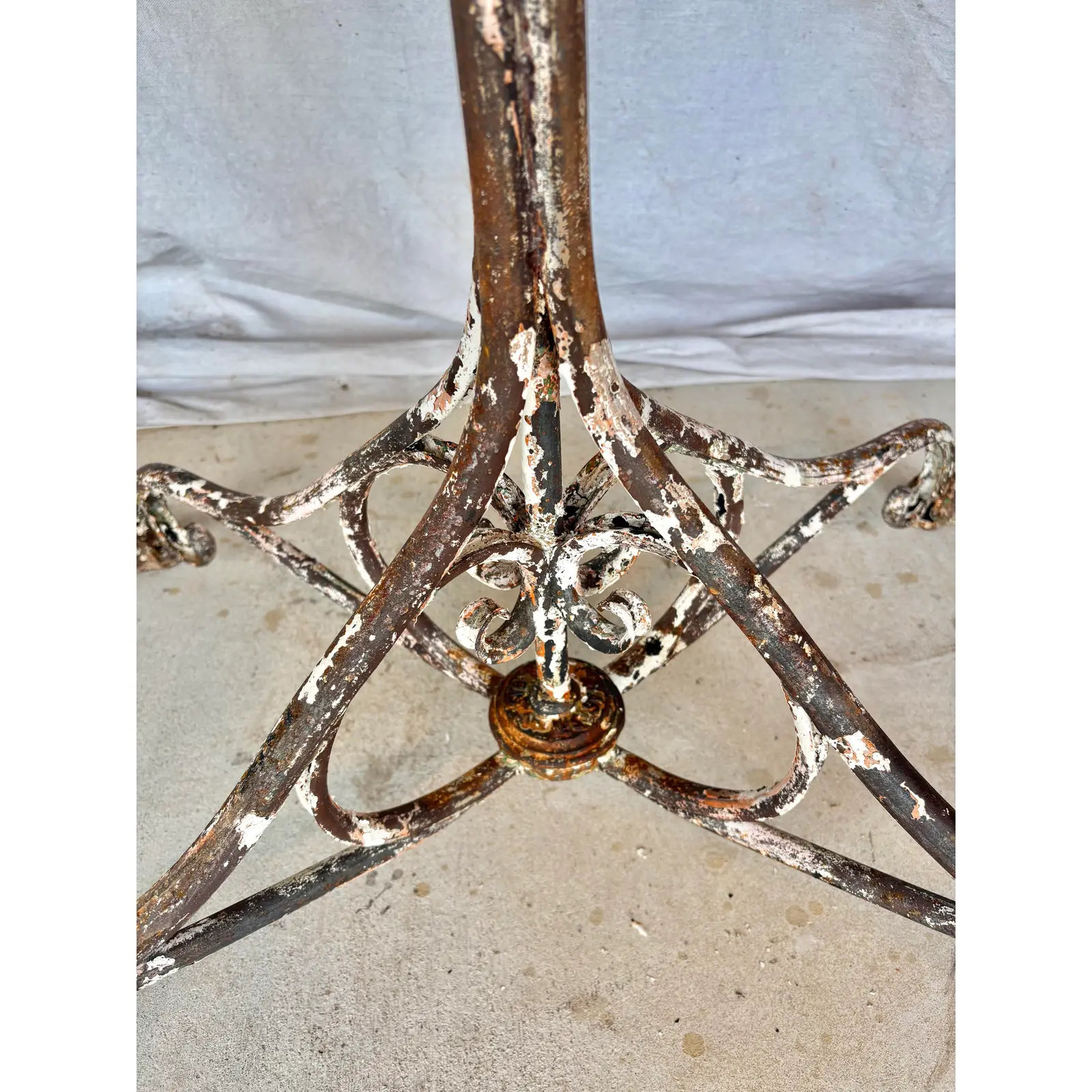 19th Century French Arras Iron Garden Table - Image 5