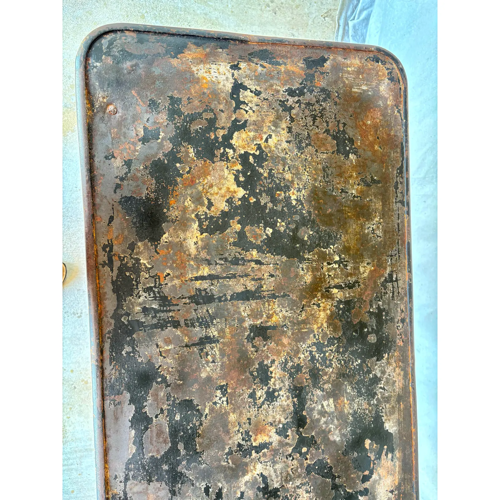 19th Century French Arras Iron Garden Table - Image 8