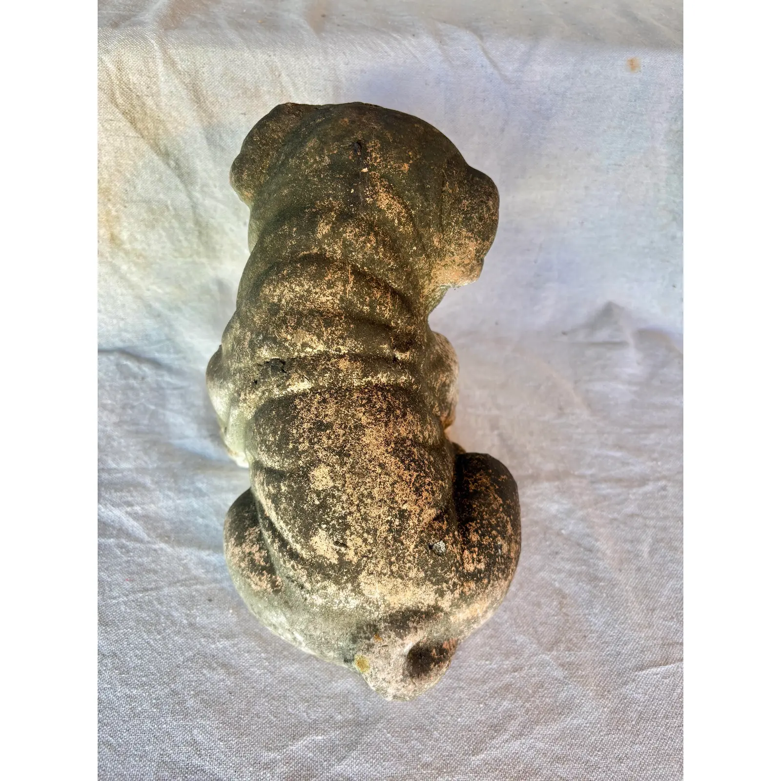 Early 20th Century French Terracotta Bulldog Garden Sculpture - Image 10