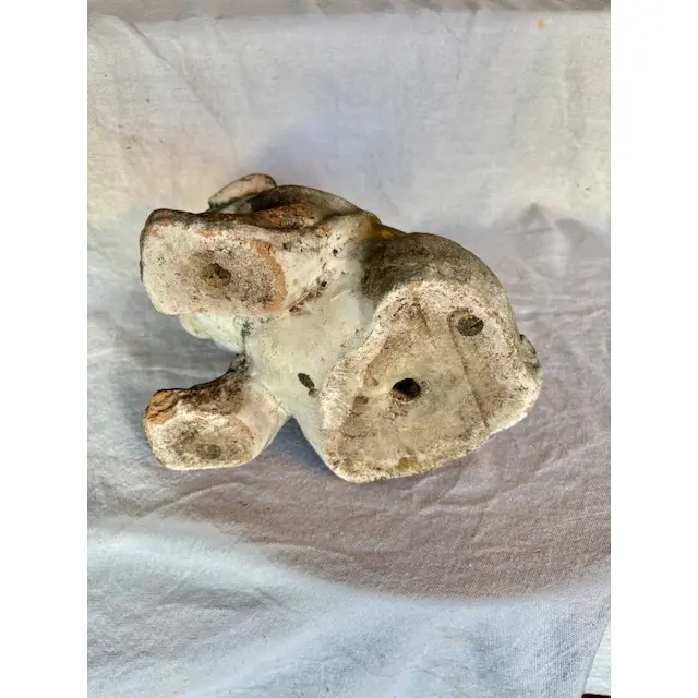 Early 20th Century French Terracotta Bulldog Garden Sculpture - Image 16