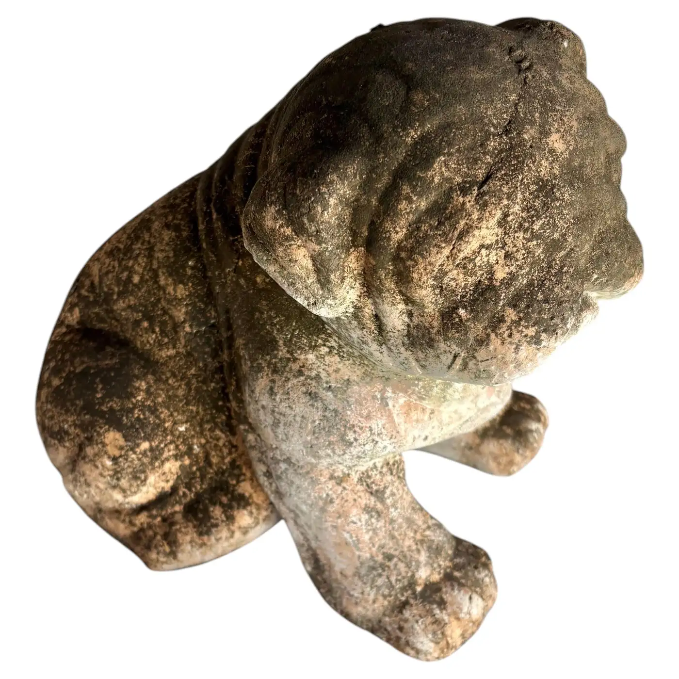 Early 20th Century French Terracotta Bulldog Garden Sculpture - Image 2