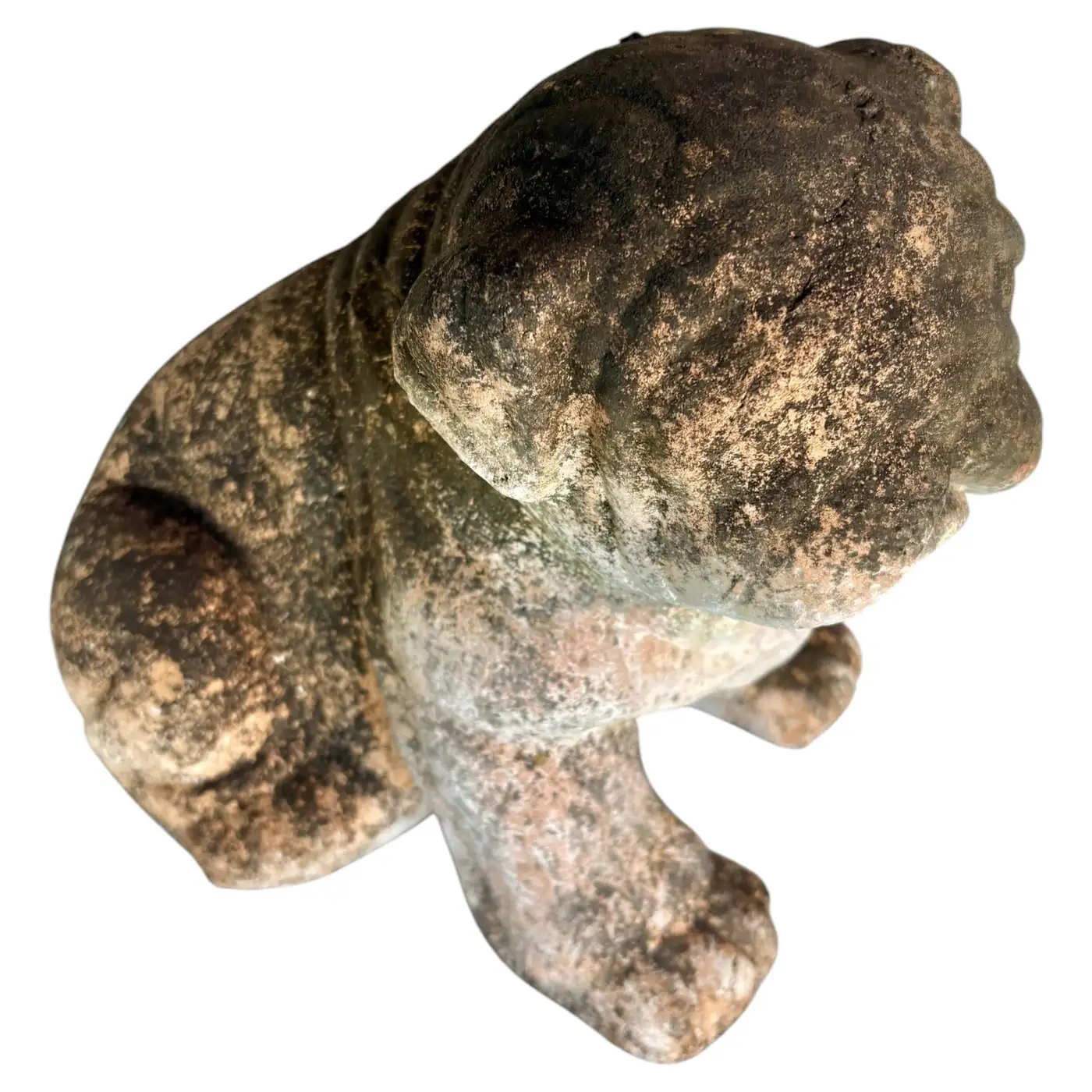 Early 20th Century French Terracotta Bulldog Garden Sculpture - Image 3