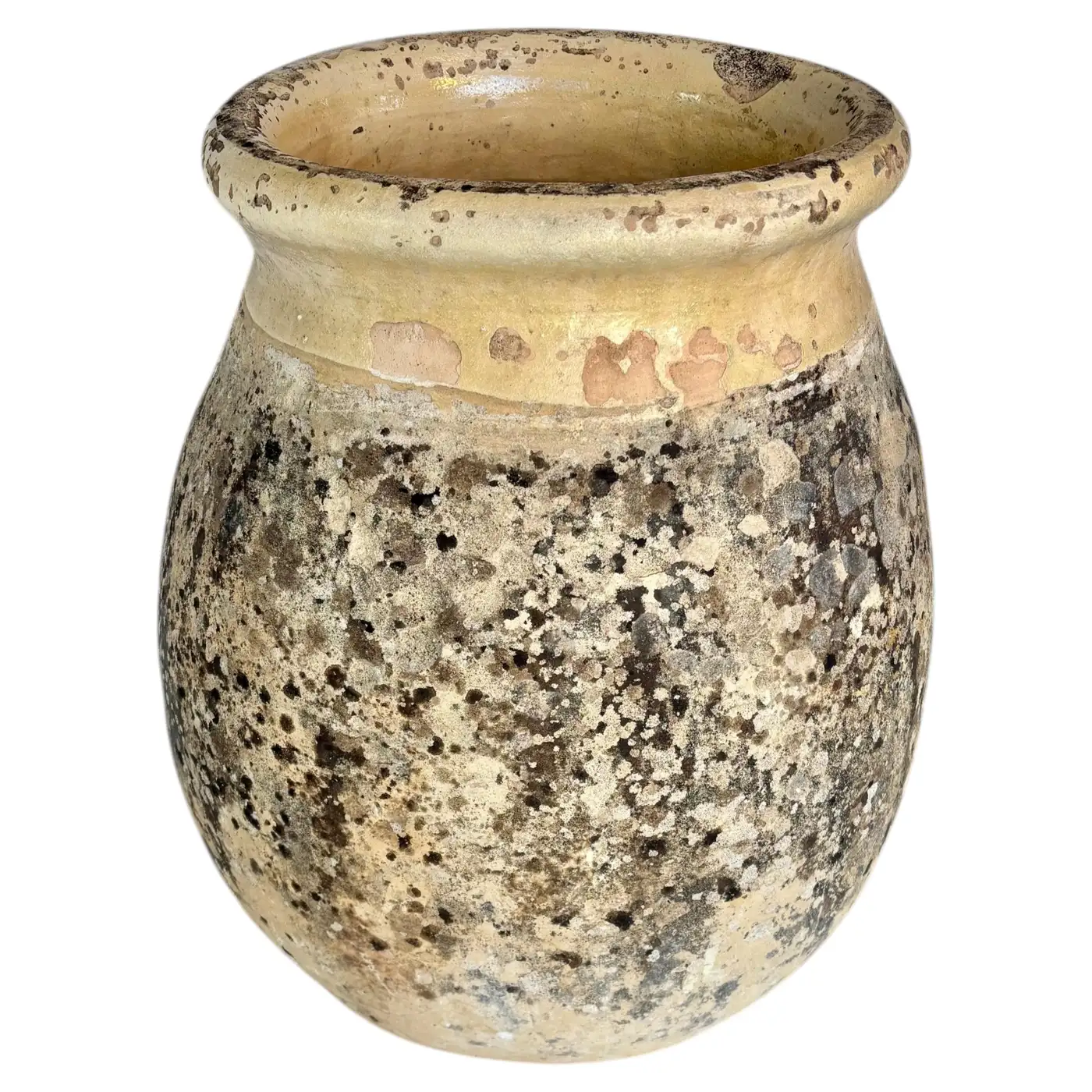 19th Century French Biot Pot Olive Jar