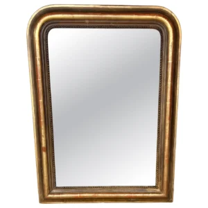 Late 19th Century French Louis Philippe Giltwood Wall Mirror