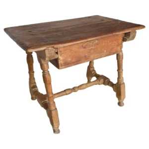 Early 20th Century Spanish Pine Side Table