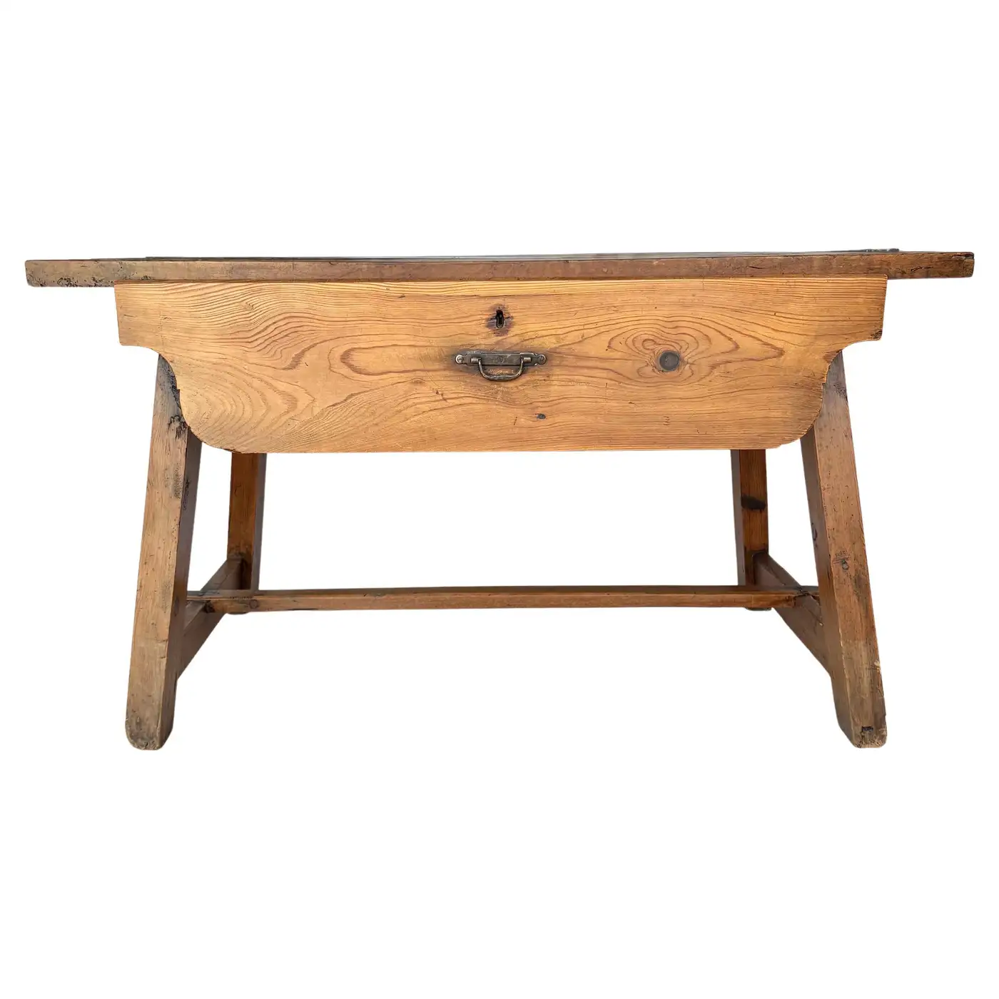19th Century French Pine Side Table - Image 2