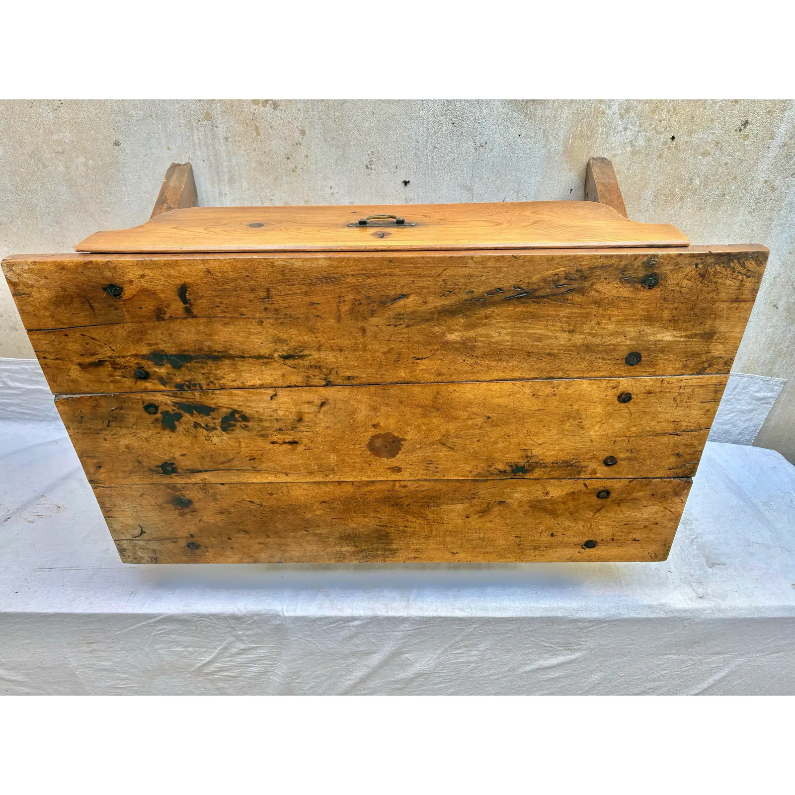 19th Century French Pine Side Table - Image 8