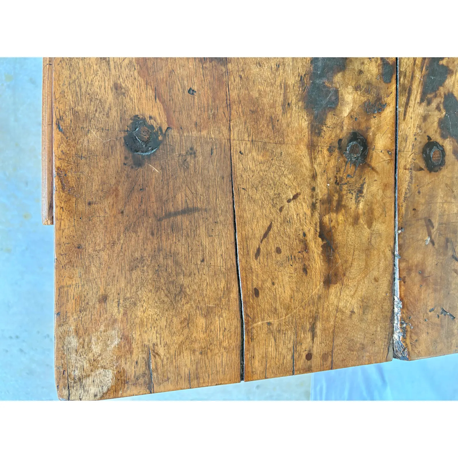 19th Century French Pine Side Table - Image 9