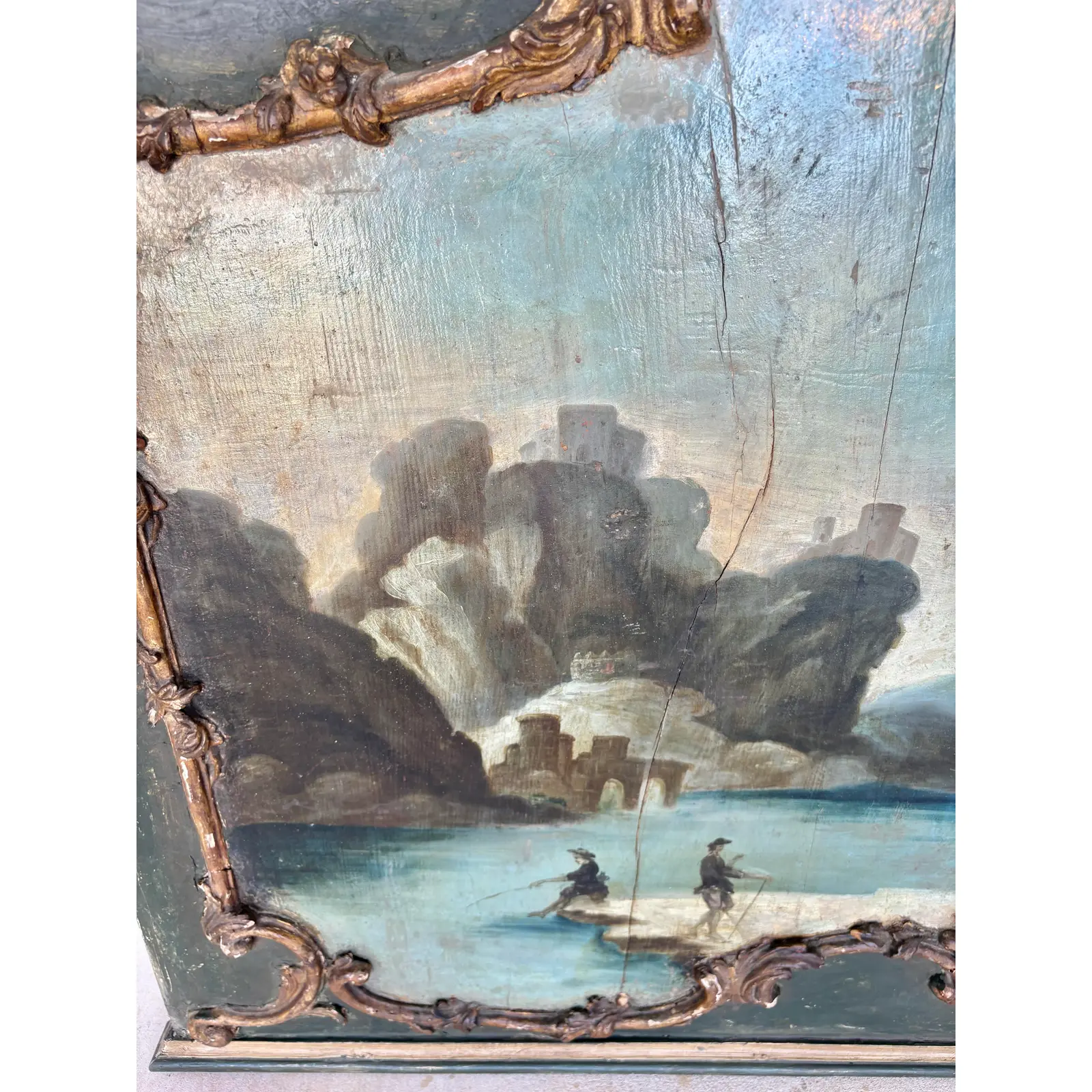 19th Century Italian Seascape Oil on Panel Painting - Image 12