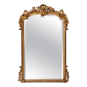 19th Century French Louis XV Giltwood Wall Mirror