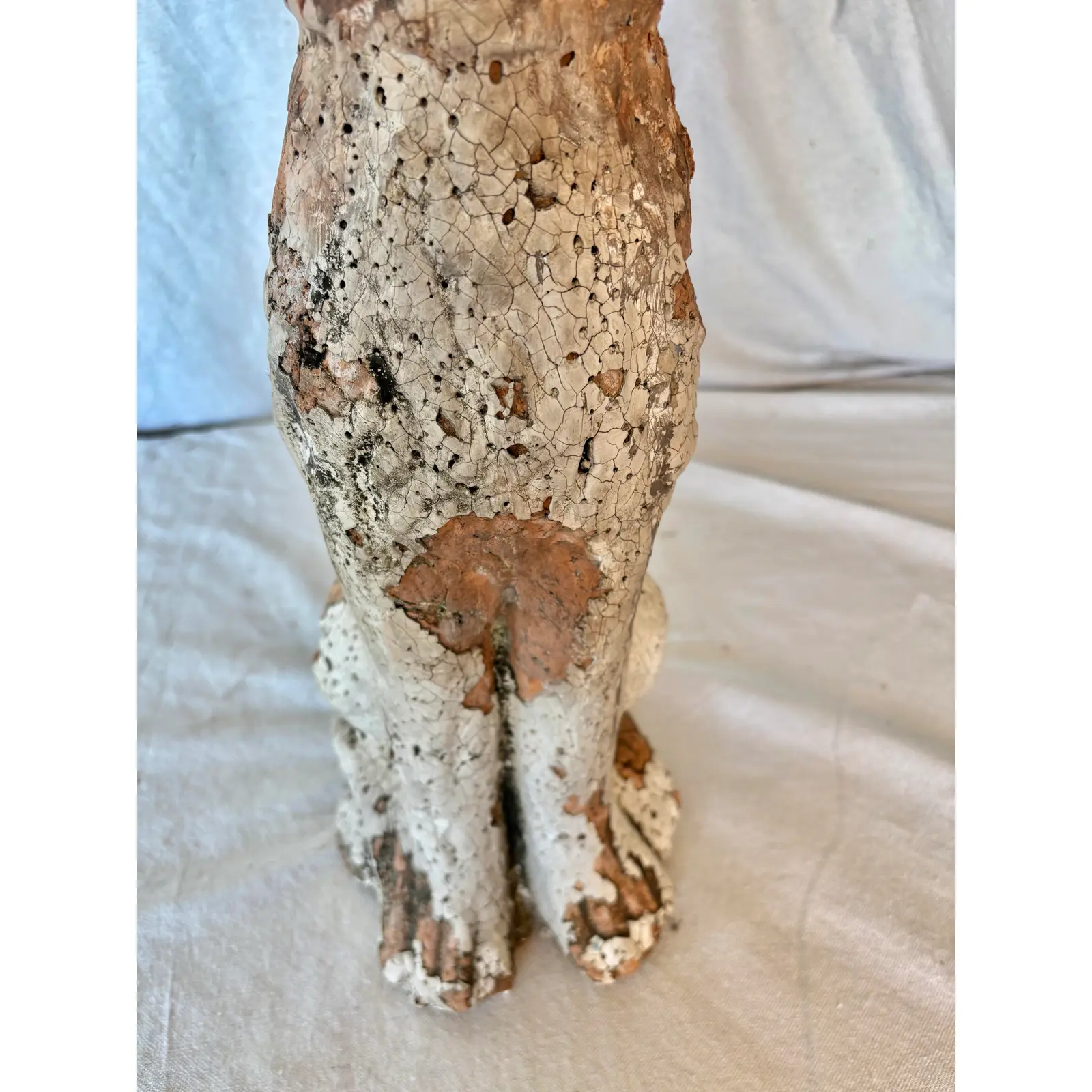 Early 20th Century Terracotta Dog Garden Statue - Image 13