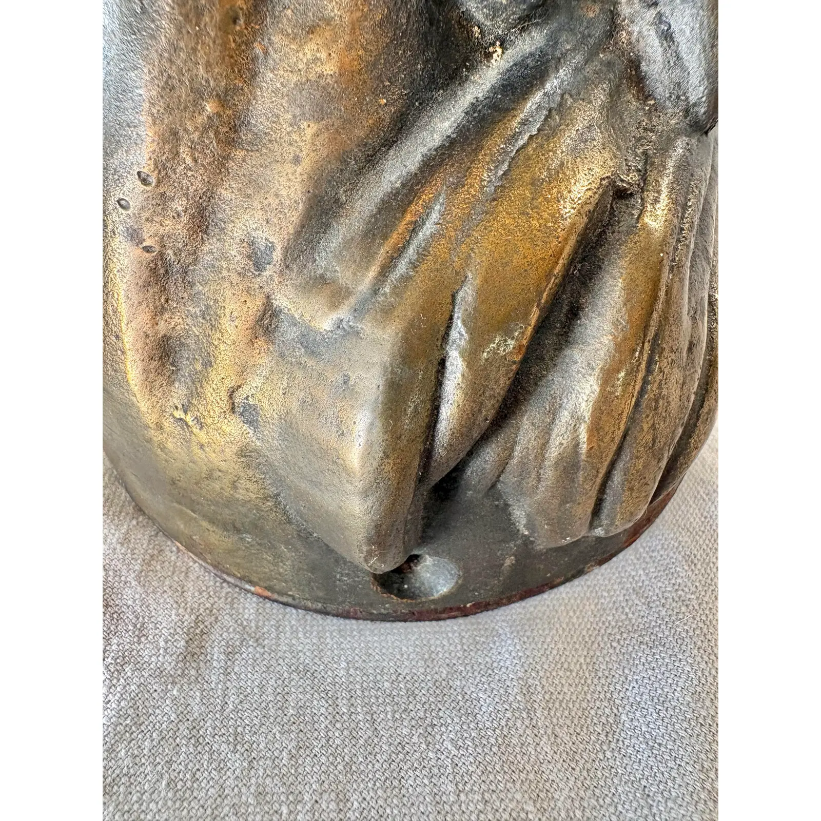 20th Century Brass Horse Bust Sculpture - Image 12