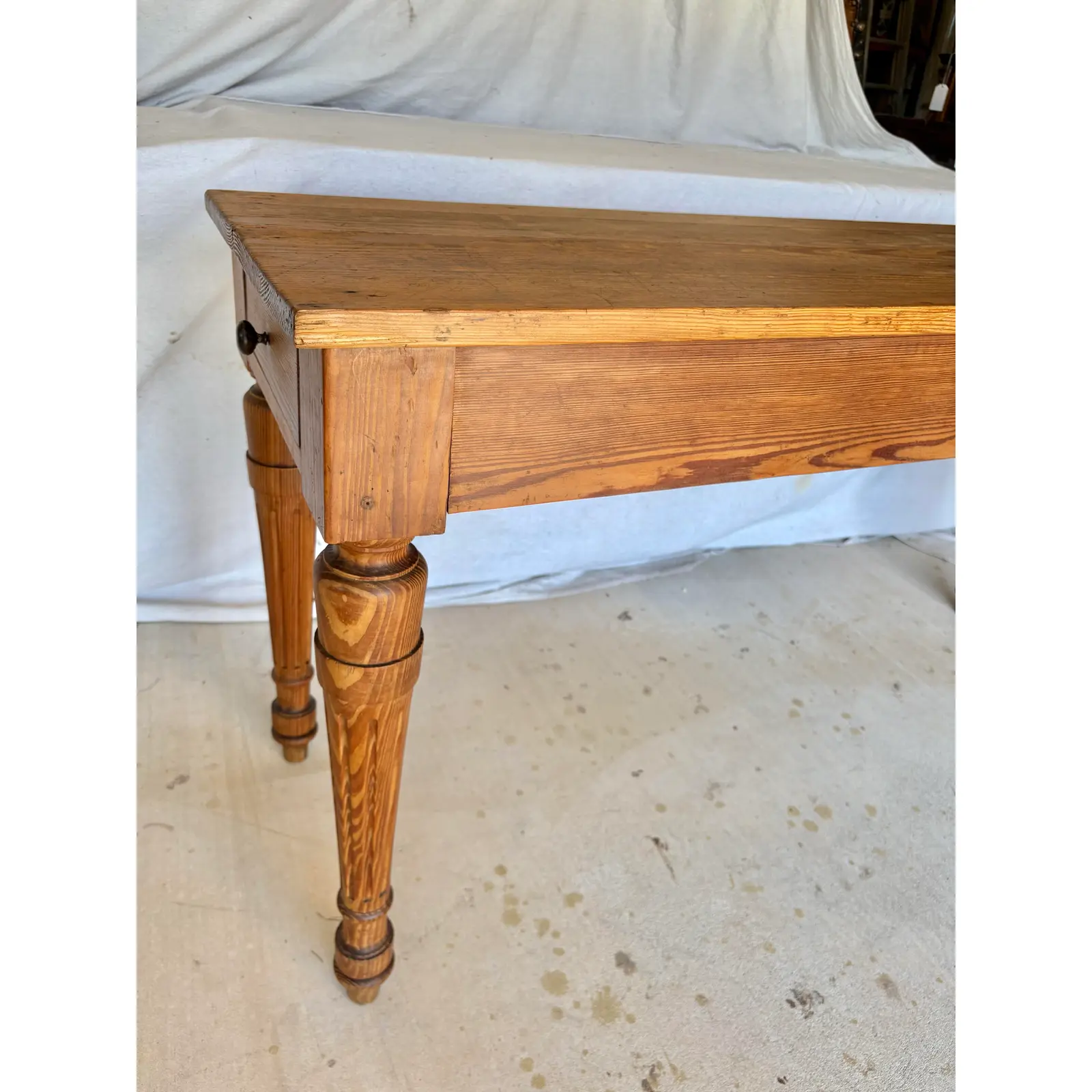 Late 19th Century French Pine Console Table - Image 8