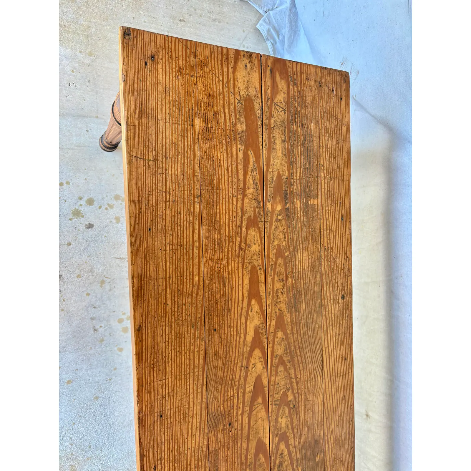 Late 19th Century French Pine Console Table - Image 9