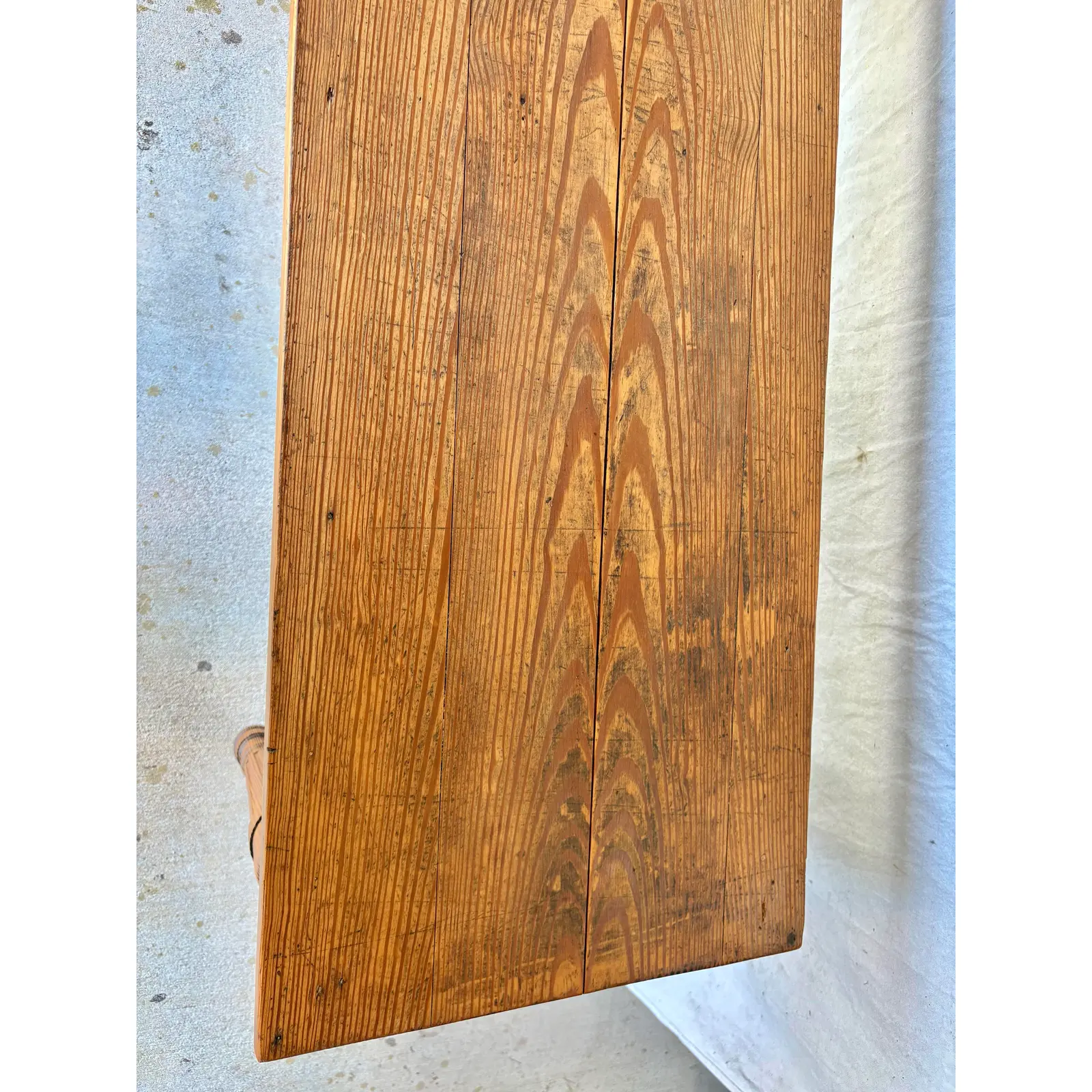 Late 19th Century French Pine Console Table - Image 10