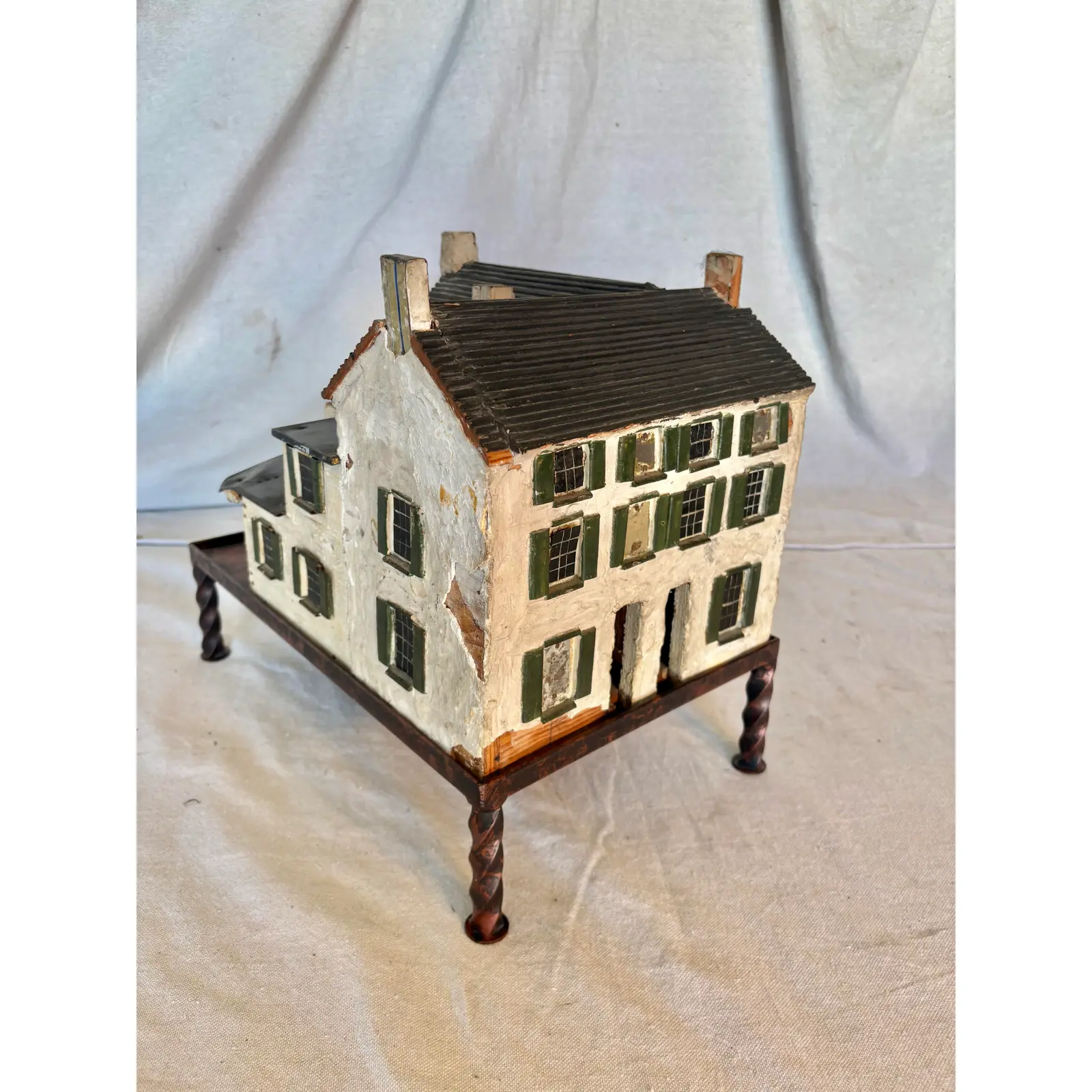 Early 20th Century French Wood and Metal Model House - Image 2